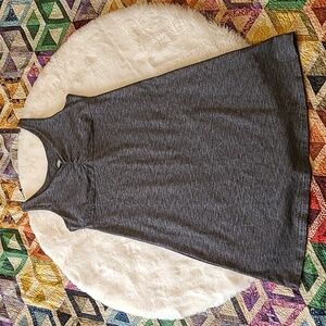 KUHL Gray Mova Active Moisture Wicking Sleeveless Built In Bra Summer Dress